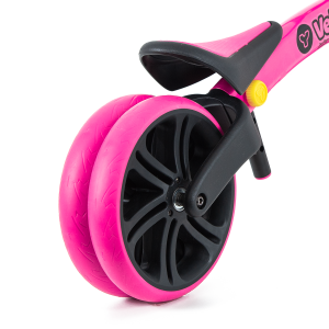YVelo Junior Balance Bike 2018 Refresh Pink 4L/13L CL - Image 4