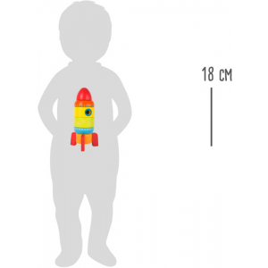 Colourful Stacking Rocket - Image 5
