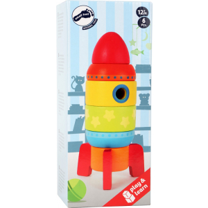 Colourful Stacking Rocket - Image 3