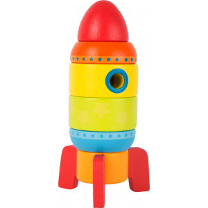 Colourful Stacking Rocket - Image 1