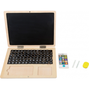 Wooden Laptop With Magnet Board 5 Wooden Laptop With Magnet Board - Image 3