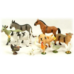 12pc Farm Animal Set