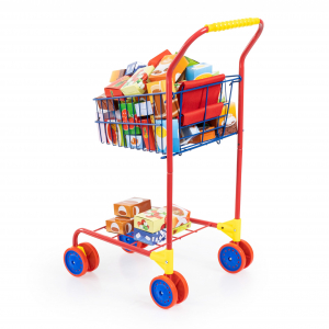 Shopping Cart With Toy Food Boxes 6 Shopping Cart With Toy Food Boxes - Image 2