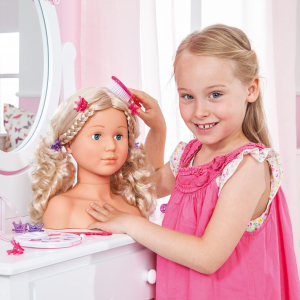 Super Model Styling Head With Make-Up and Hair Accessories - Image 7