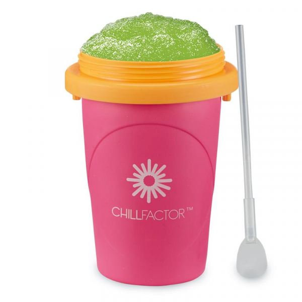 CHILLFACTOR NEON SLUSHY MAKER 1 0015468 chill factor neon slushy maker pink - HTUK Gifts