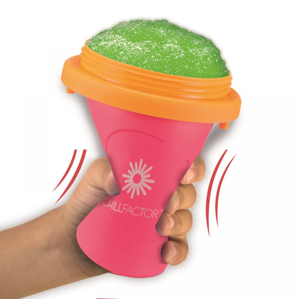 CHILLFACTOR NEON SLUSHY MAKER 6 0015470 chill factor neon slushy maker pink - HTUK Gifts
