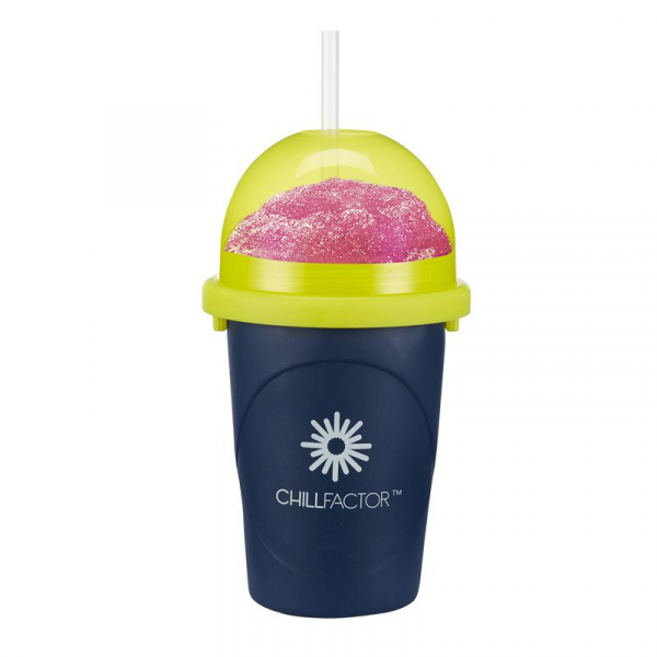 CHILLFACTOR NEON SLUSHY MAKER 2 0015479 chill factor neon slushy maker blue - HTUK Gifts