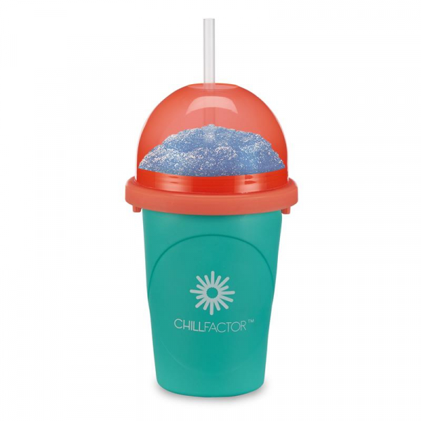 CHILLFACTOR NEON SLUSHY MAKER 11 0015491 chill factor neon slushy maker green - HTUK Gifts