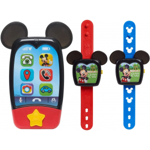 Mickey Mouse phone + Mickey Mouse watch