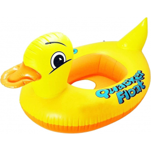 Inflatable Yellow Duck Swimming Ring 57x75cm