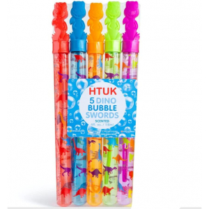 Bubble Swords Dinosaur Pack Of 5