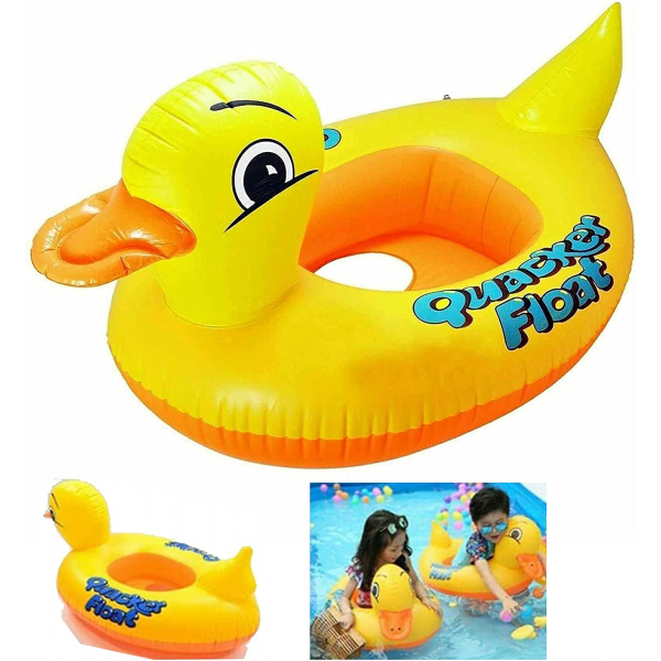 Inflatable Yellow Duck Swimming Ring 57x75cm 1 71DRGa45OIL. AC SL1500 - HTUK Gifts
