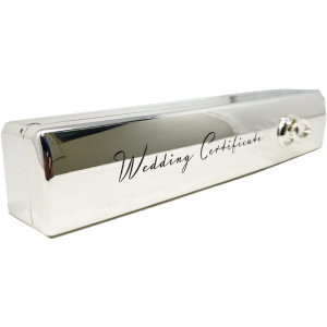 Silver Certificate Box Wedding Gift