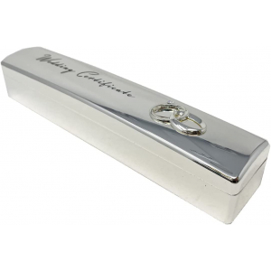 Silver Certificate Box Wedding Gift - Image 2