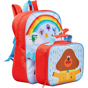 Hey Duggee Three Piece Red & Blue School Bag Set
