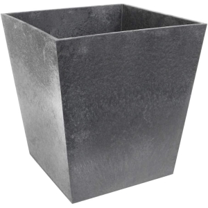 Recycled Rubber Planter Flower Pot Silver - Image 2