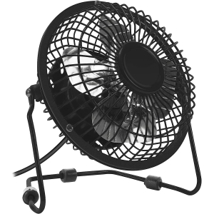 Metal Desk Fan 6 Inch USB Portable Fan For Home & Office Desk