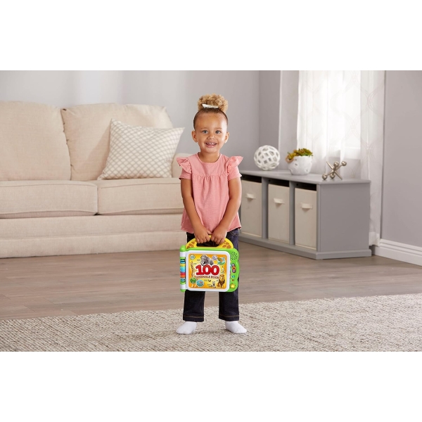 LeapFrog 100 Animals Book, Baby Book with Sounds and Colours for Sensory Play,Learning Games for Boys and Girls 4 animals 5 - HTUK Gifts