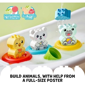 Lego DUPLO Bath Time Fun Floating Animal Train, Bath Toy for Babies and Toddlers 8 Lego DUPLO Bath Time Fun Floating Animal Train, Bath Toy for Babies and Toddlers - Image 2