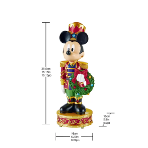 Disney Christmas Mickey & Goofy Nutcrackers with LED Lights & Sounds 15.1 Inch (38.5cm) 9 Disney Christmas Mickey & Goofy Nutcrackers with LED Lights & Sounds 15.1 Inch (38.5cm) - Image 5