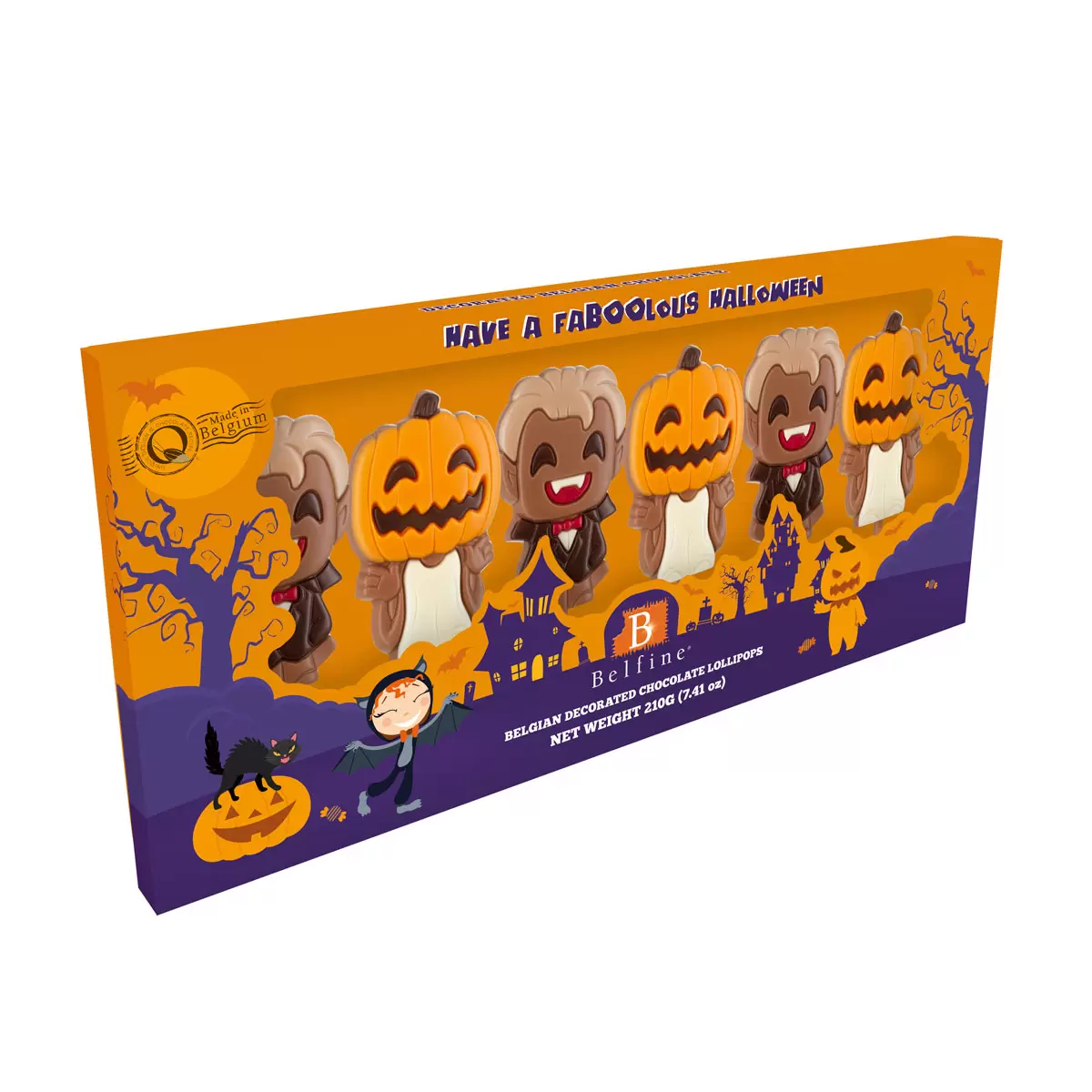 BelgianChocolate Halloween lollipos