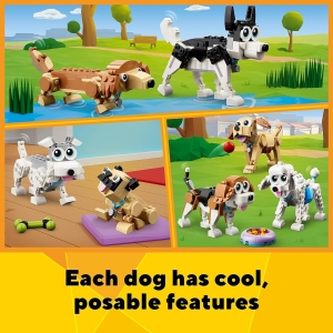 Lego Creator 3 in 1 Adorable Dogs Set with Dachshund, Pug, Animal Building Toy for Kids 13 Lego Creator 3 in 1 Adorable Dogs Set with Dachshund, Pug, Animal Building Toy for Kids - Image 6