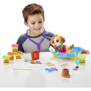 Play-Doh Care n Carry Vet Playset with Toy Dog, Carrier, 10 Tools, 5 Colours, Multicolor 27 Play-Doh Care n Carry Vet Playset with Toy Dog, Carrier, 10 Tools, 5 Colours, Multicolor - Image 10