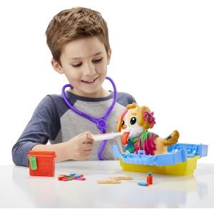Play-Doh Care n Carry Vet Playset with Toy Dog, Carrier, 10 Tools, 5 Colours, Multicolor 26 Play-Doh Care n Carry Vet Playset with Toy Dog, Carrier, 10 Tools, 5 Colours, Multicolor - Image 9