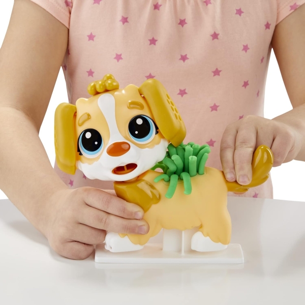 Play-Doh Care n Carry Vet Playset with Toy Dog, Carrier, 10 Tools, 5 Colours, Multicolor 12 play Doh 7 1 - HTUK Gifts