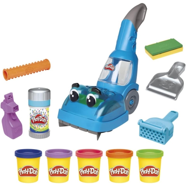 Play-Doh Zoom Zoom Vacuum and Clean-up Toy with 5 Colours 9 play doh 2 - HTUK Gifts