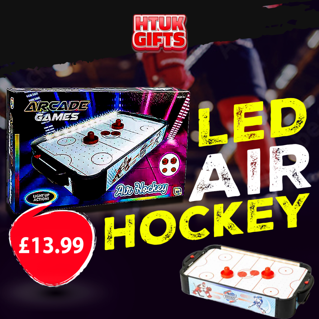 LED air hockey